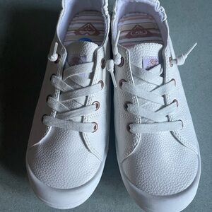 ROXY Women's Bayshore Plus LX White Sneaker Women’s size 8 ( 38.5 ) New